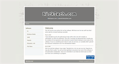 Desktop Screenshot of nicktech.com